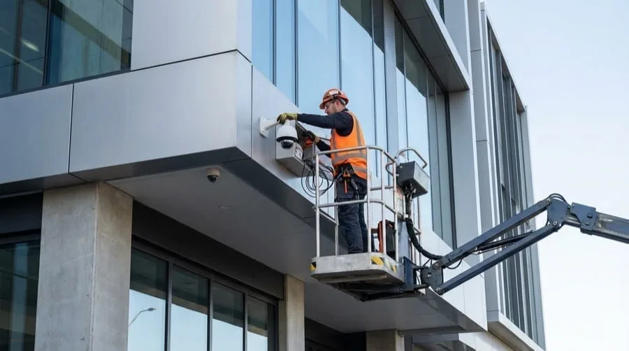 Professional camera installation